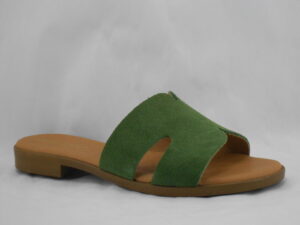 Chinelo Feminino Verde – Elegância Minimalista para o Verão